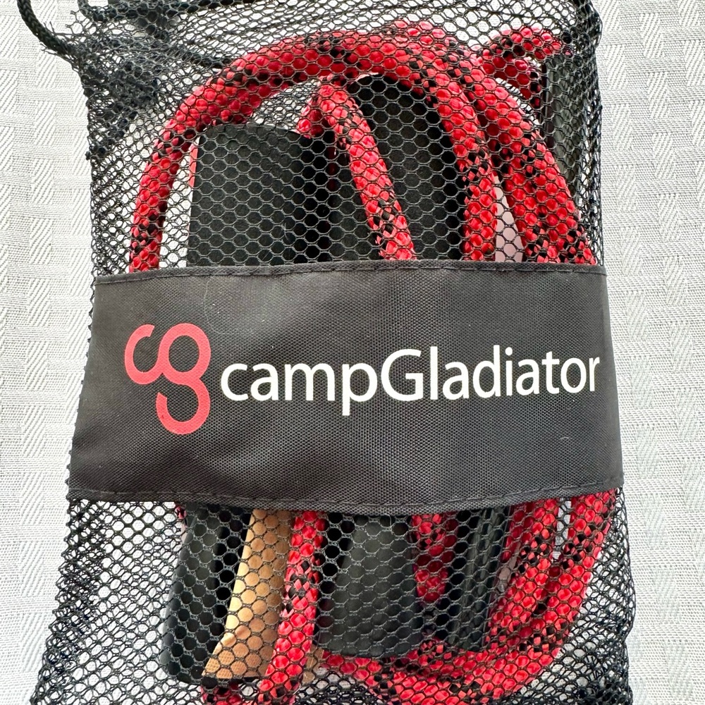 Camp Gladiator Speed Jump Rope with Mesh Bag New HIIT Cardio Fitness‎